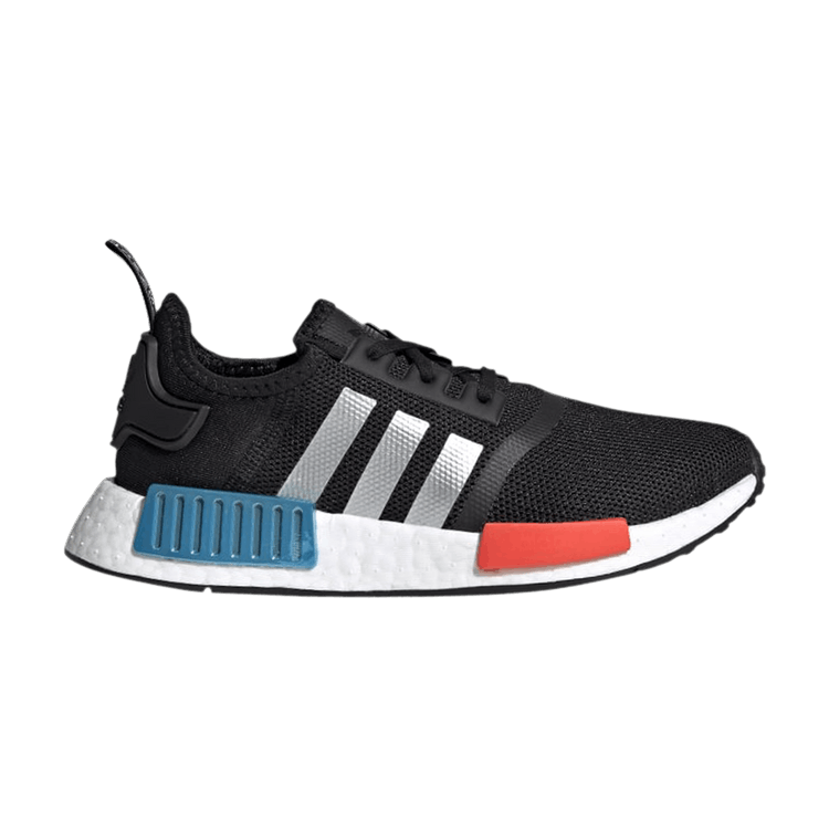 adidas NMD R1 Core Black Silver Metallic (GS)