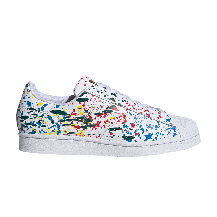 adidas Superstar Splashes, Splatter and Drips White