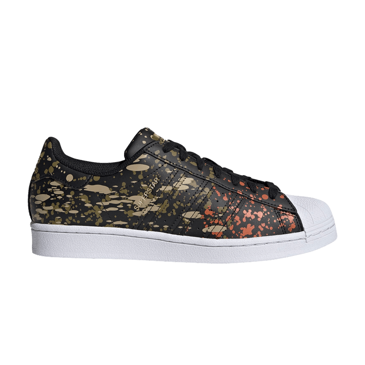 adidas Superstar Splashes, Splatter and Drips Black