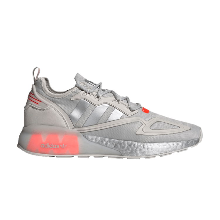 adidas ZX 2K Boost Grey One Solar Red