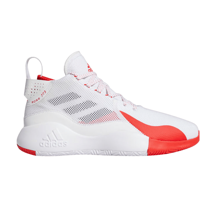 adidas D Rose 773 Cloud White Vivid Red