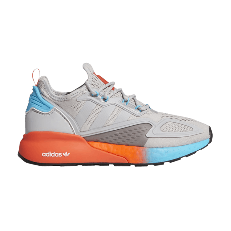 adidas ZX 2K Boost Grey Two Signal Cyan (Women's)