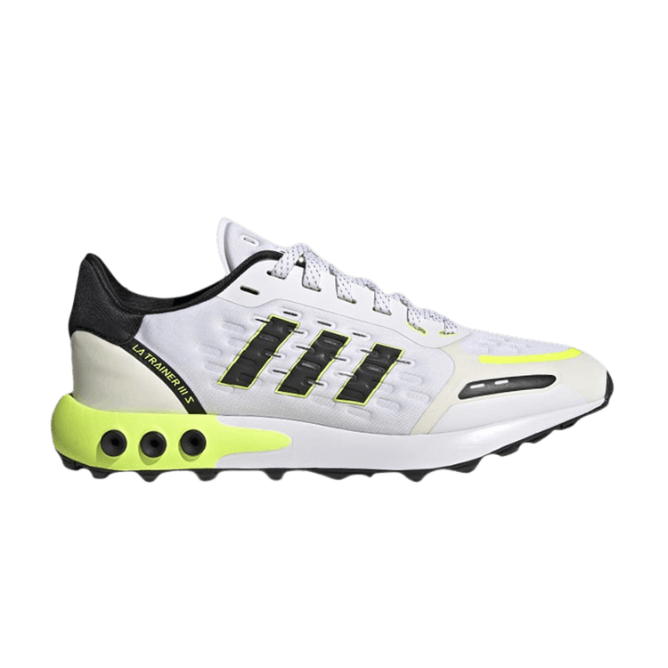 adidas LA Trainer 3 White Solar Yellow