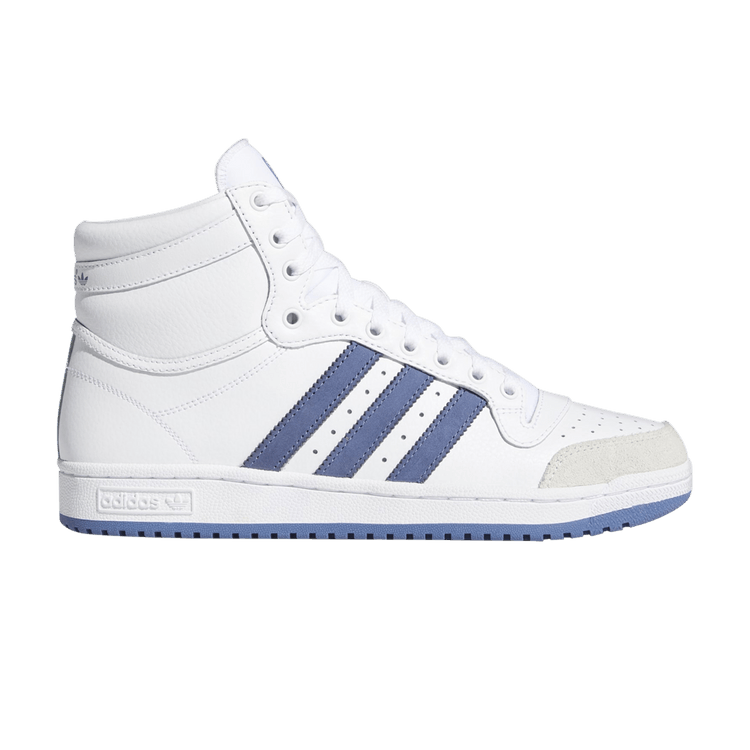 adidas Top Ten White Crew Blue