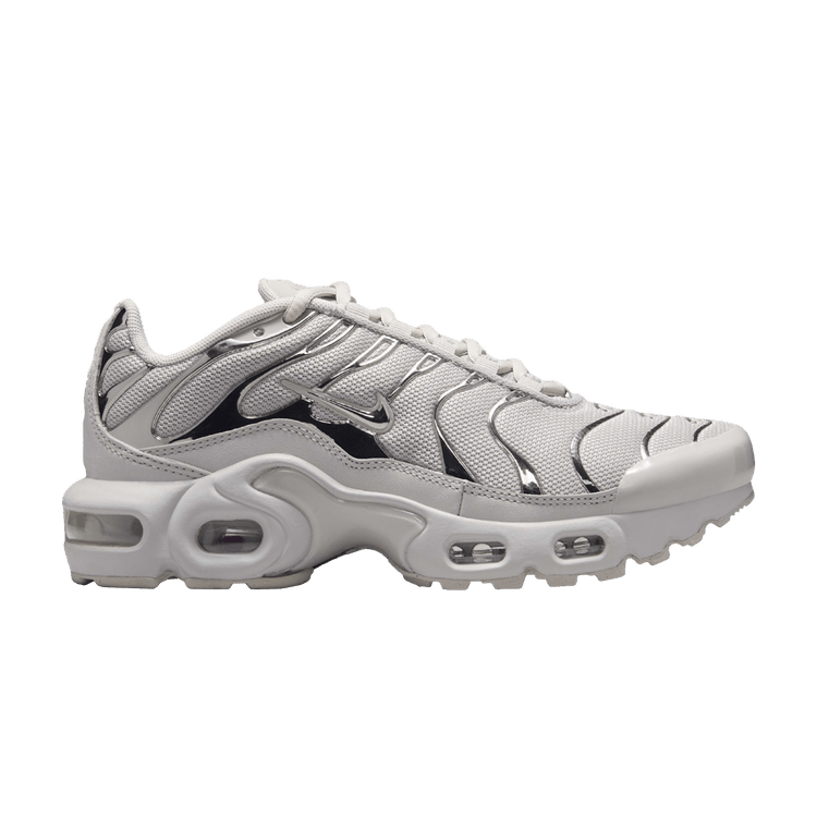 Nike Air Max Plus Light Iron Ore Gym Red Smoke Grey Metallic Silver (GS)