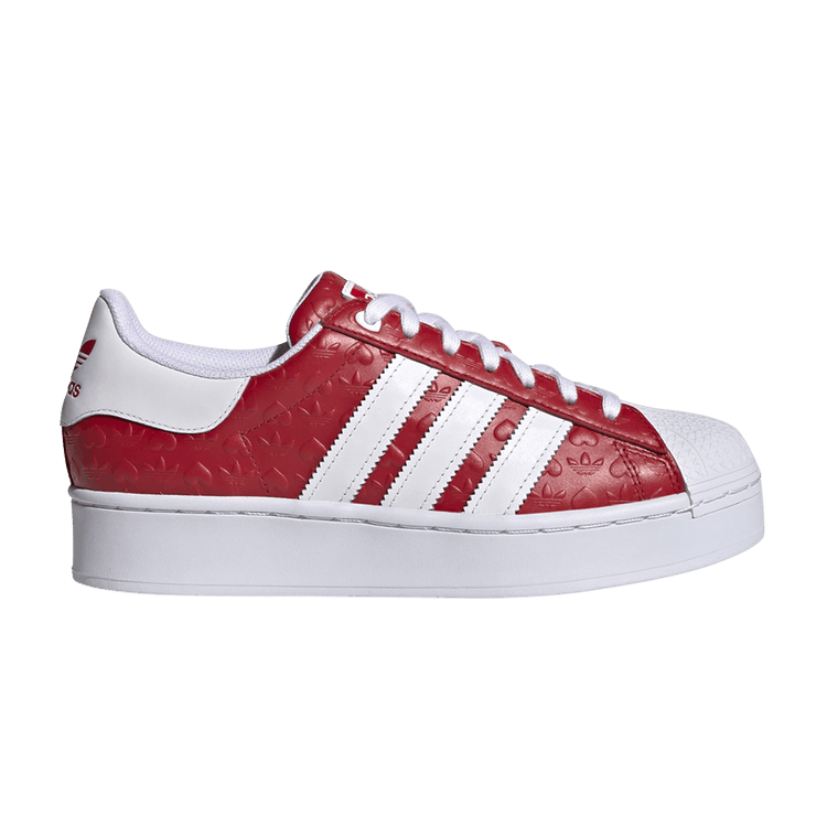 adidas Superstar Bold Heart Embossed Scarlet (Women's)