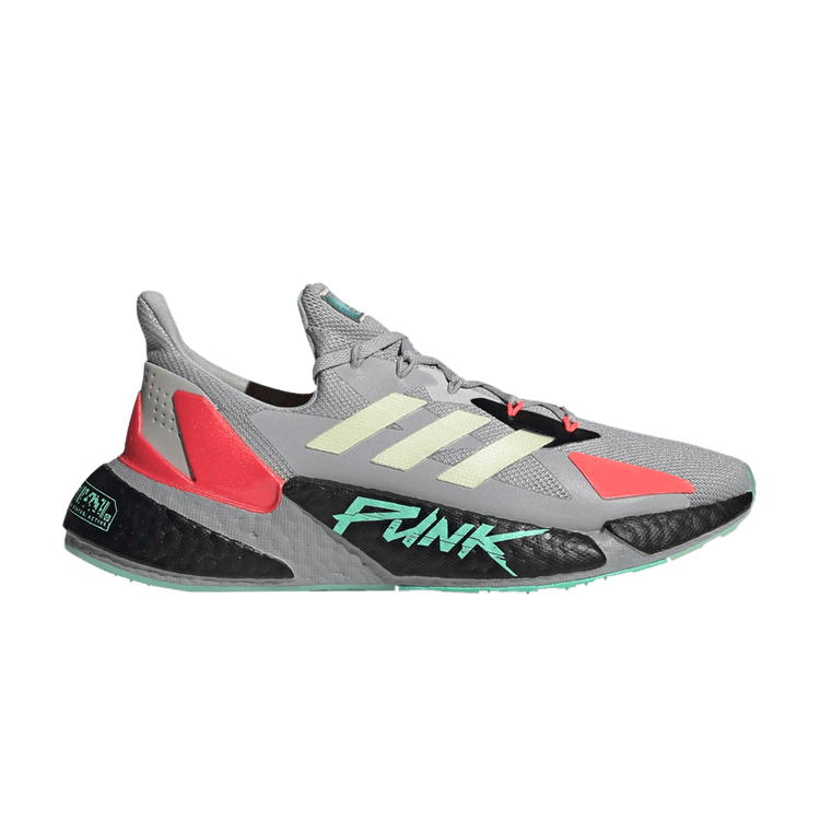 adidas X9000L4 Cyberpunk 2077 Grey Yellow Zest Pink