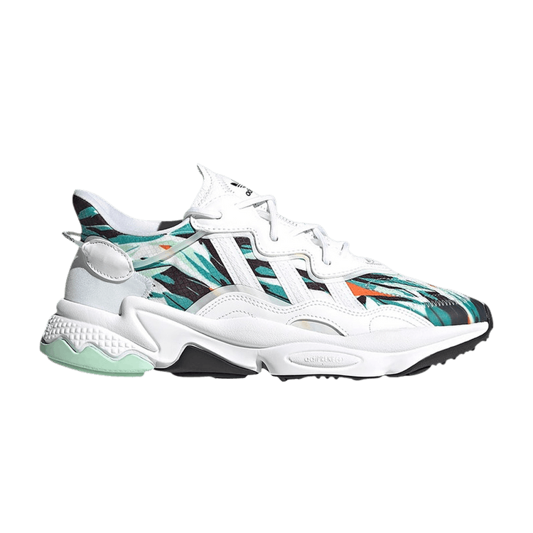 adidas Ozweego Geometric Jungle Print White