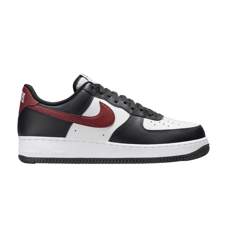 Nike Air Force 1 Low '07 Black White Dark Team Red