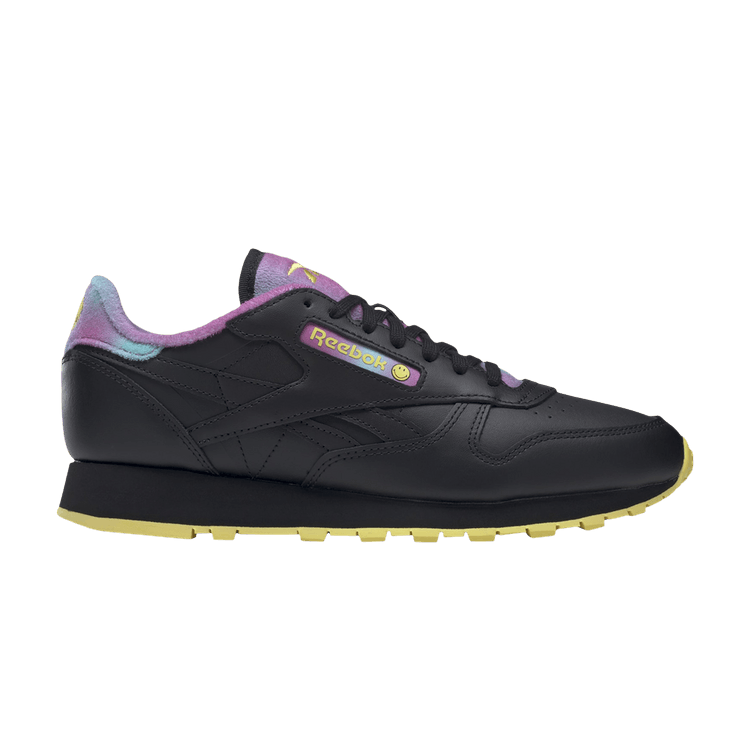Reebok Classic Leather Smiley 50th Anniversary Black