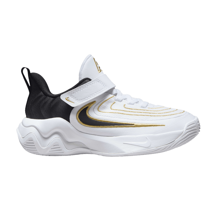 Nike Giannis Immortality 4 White Metallic Gold Black (PS)