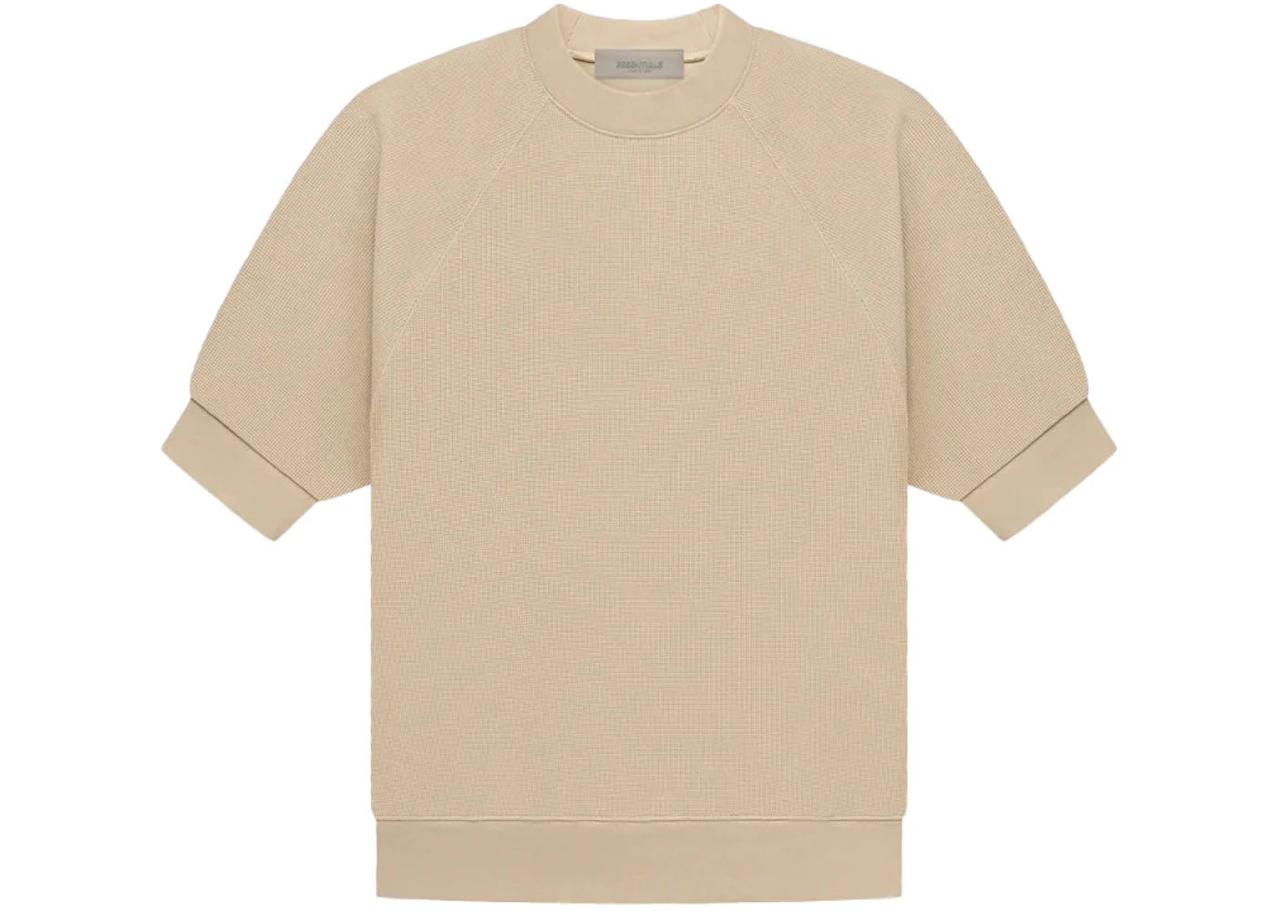 Fear of God Essentials SS Waffle Sweatshirt Sand