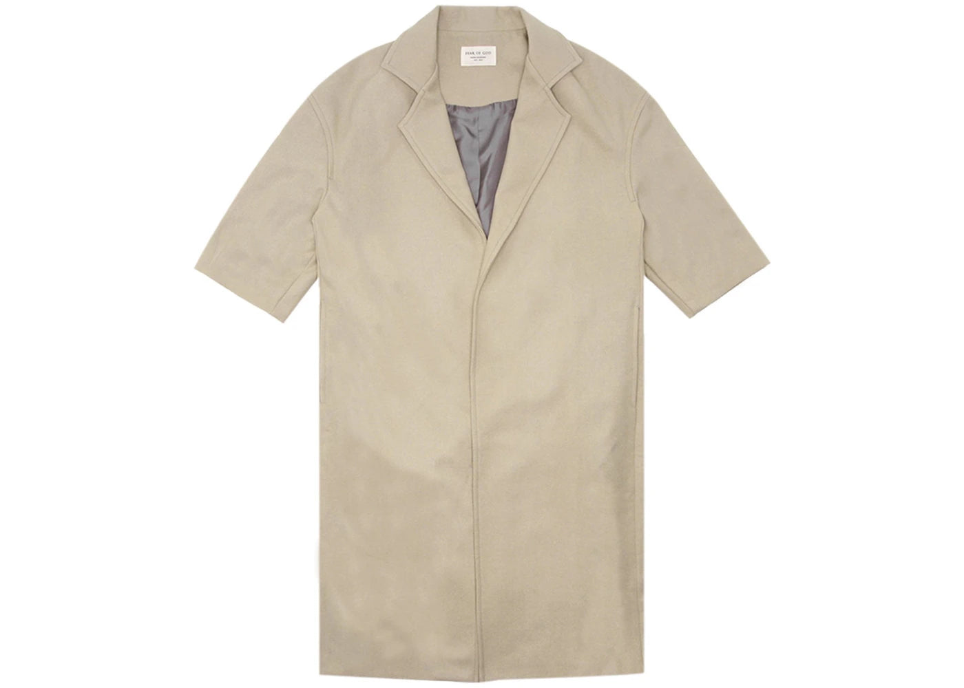 Fear of God 3/4 Sleeve Overcoat Camel