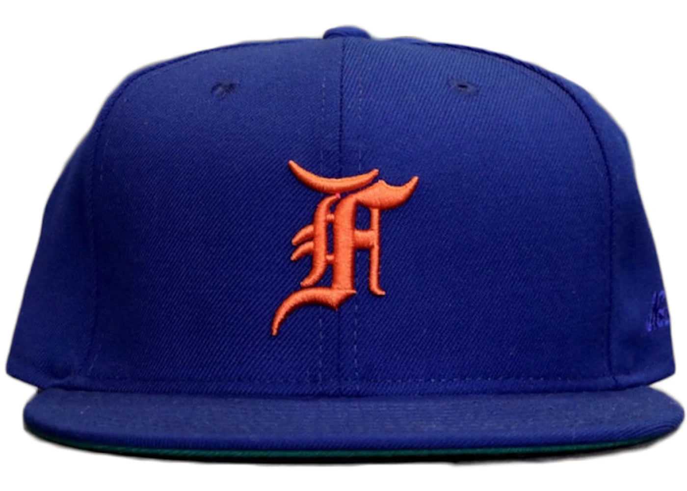 Fear of God All Star New Era Fitted Cap Hat Blue/Orange