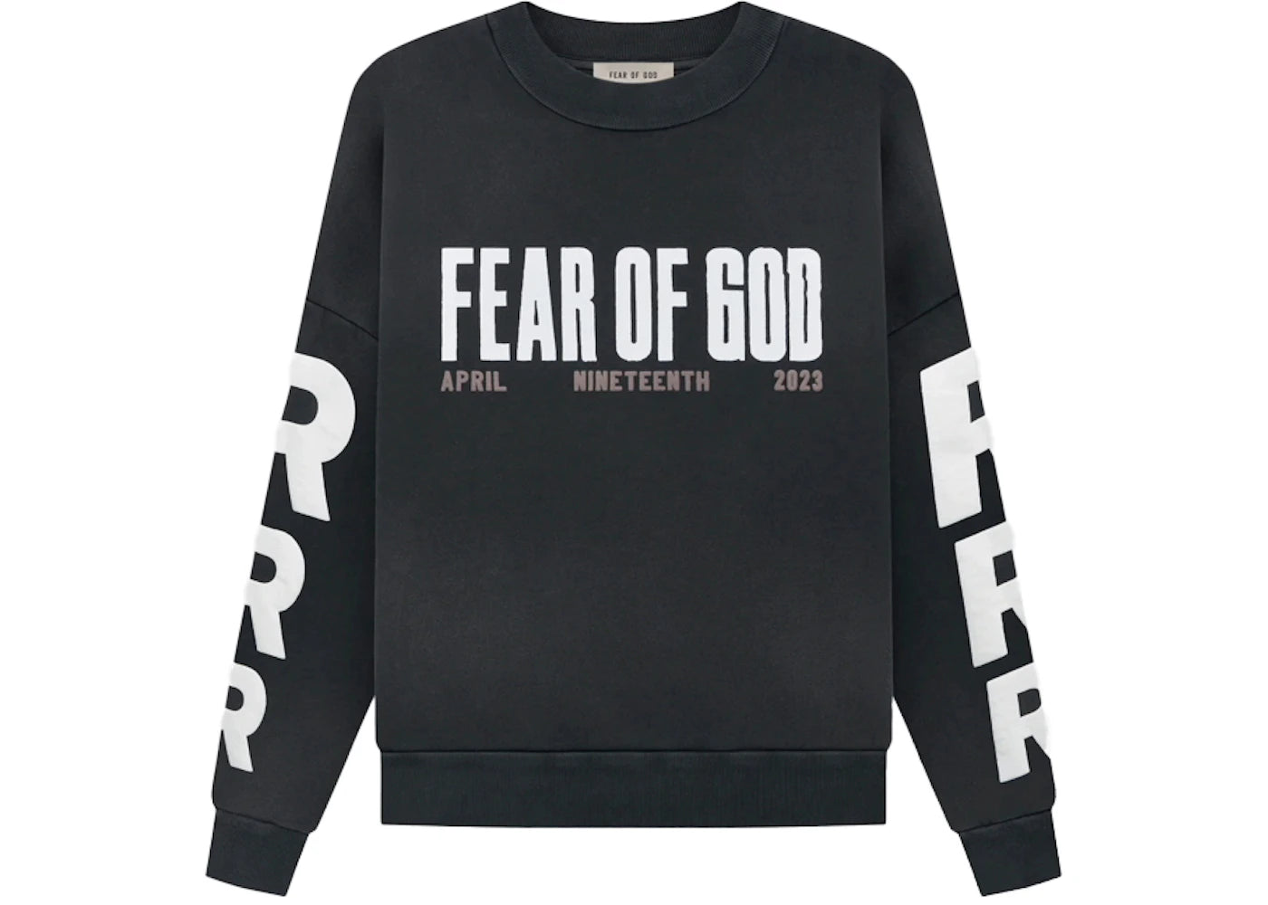 Fear of God x RRR123 April 19 Crewneck Black