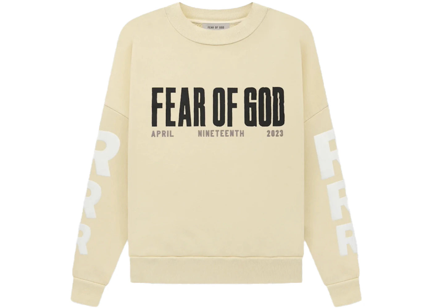 Fear of God x RRR123 April 19 Crewneck Light Brown