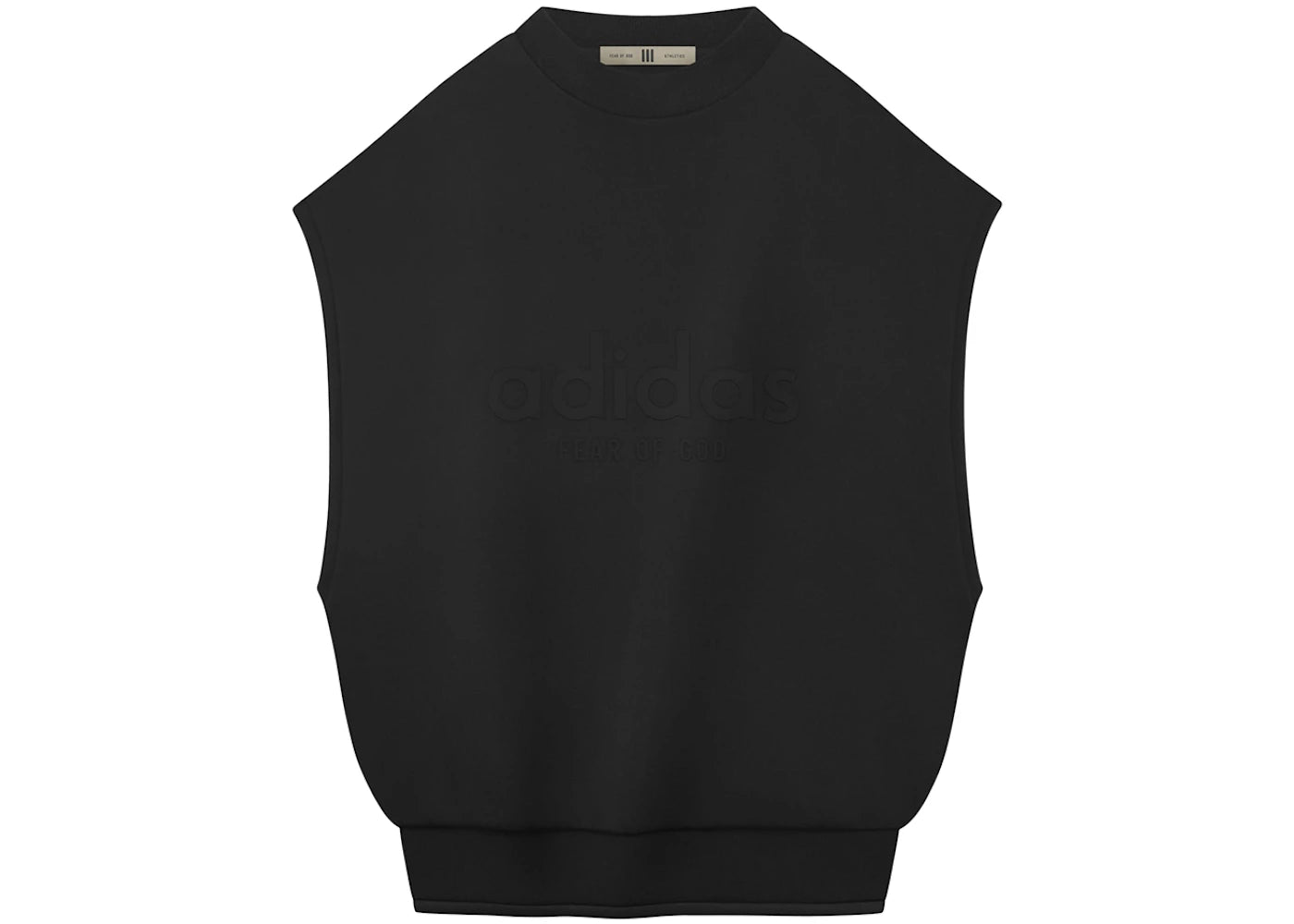 Fear of God Athetics Heavy Fleece Muscle Sweatshirt Black