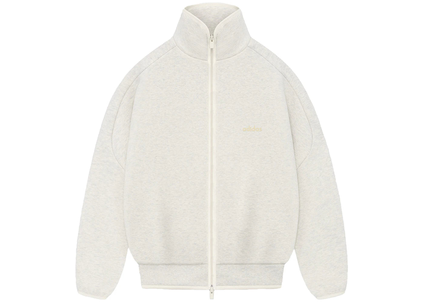 Fear of God Athletics Heavy Fleece Track Jacket Oatmeal Heather