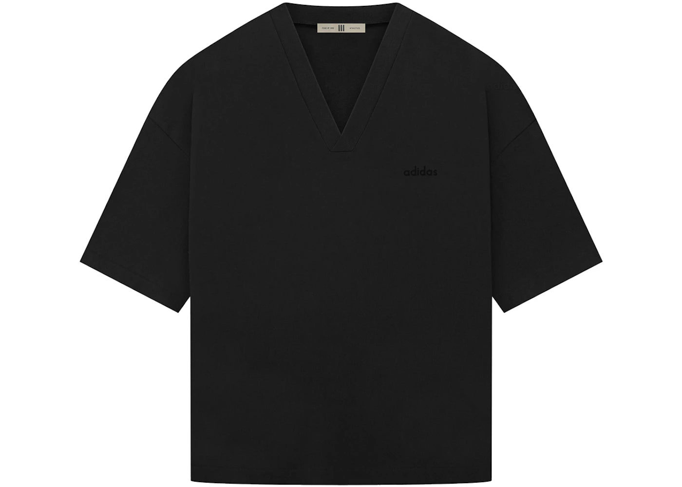 Fear of God Athletics Heavy Jersey V-Neck Tee Black/Black