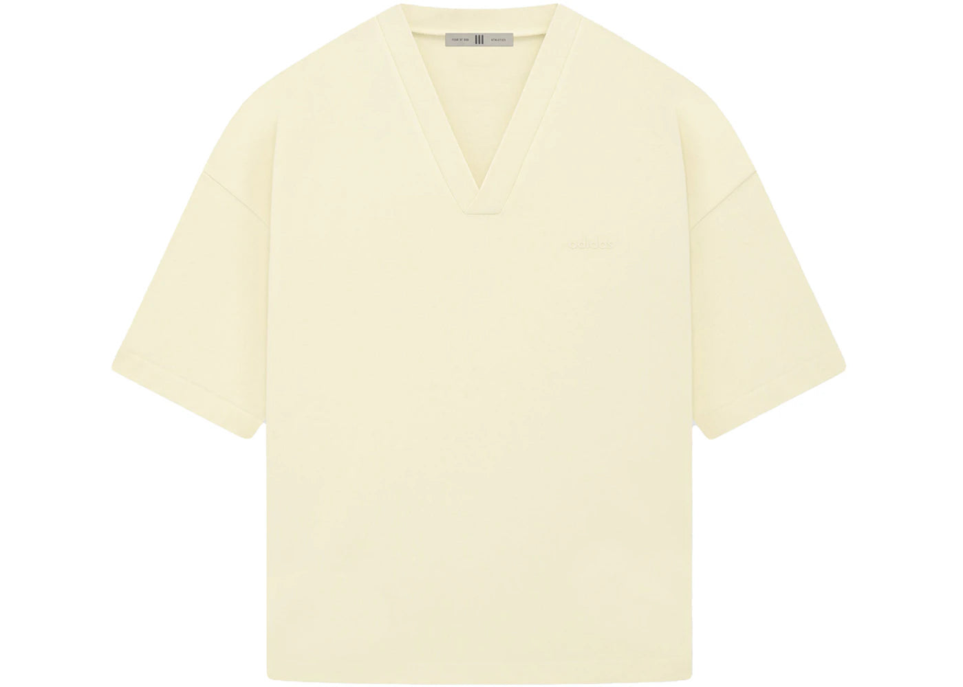 Fear of God Athletics Heavy Jersey V-Neck Tee Pale Yellow