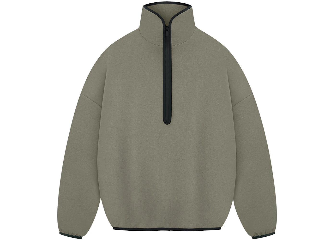 Fear of God Athletics Suede Fleece 1/2 Zip Clay