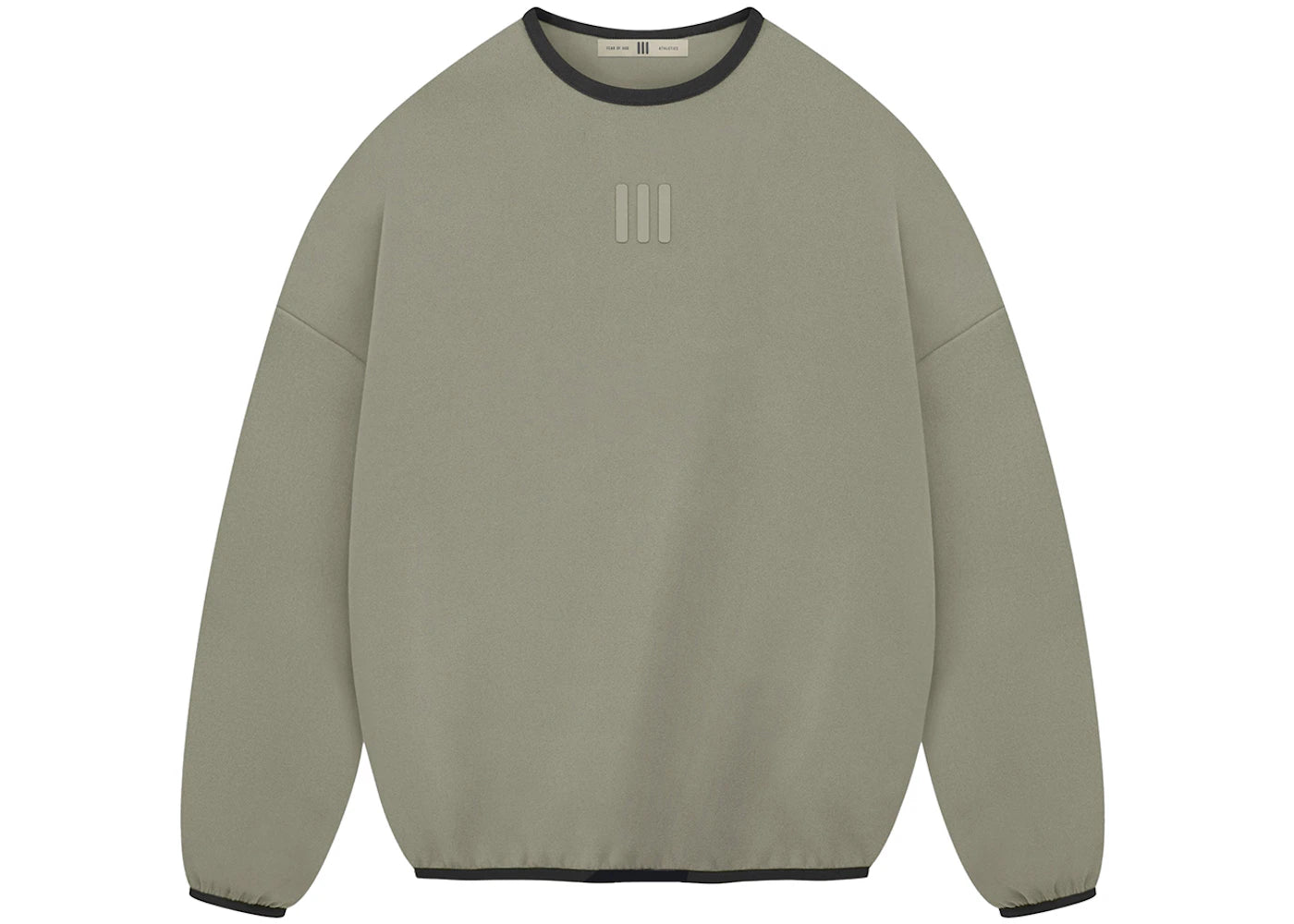 Fear of God Athletics Suede Fleece Crewneck Clay