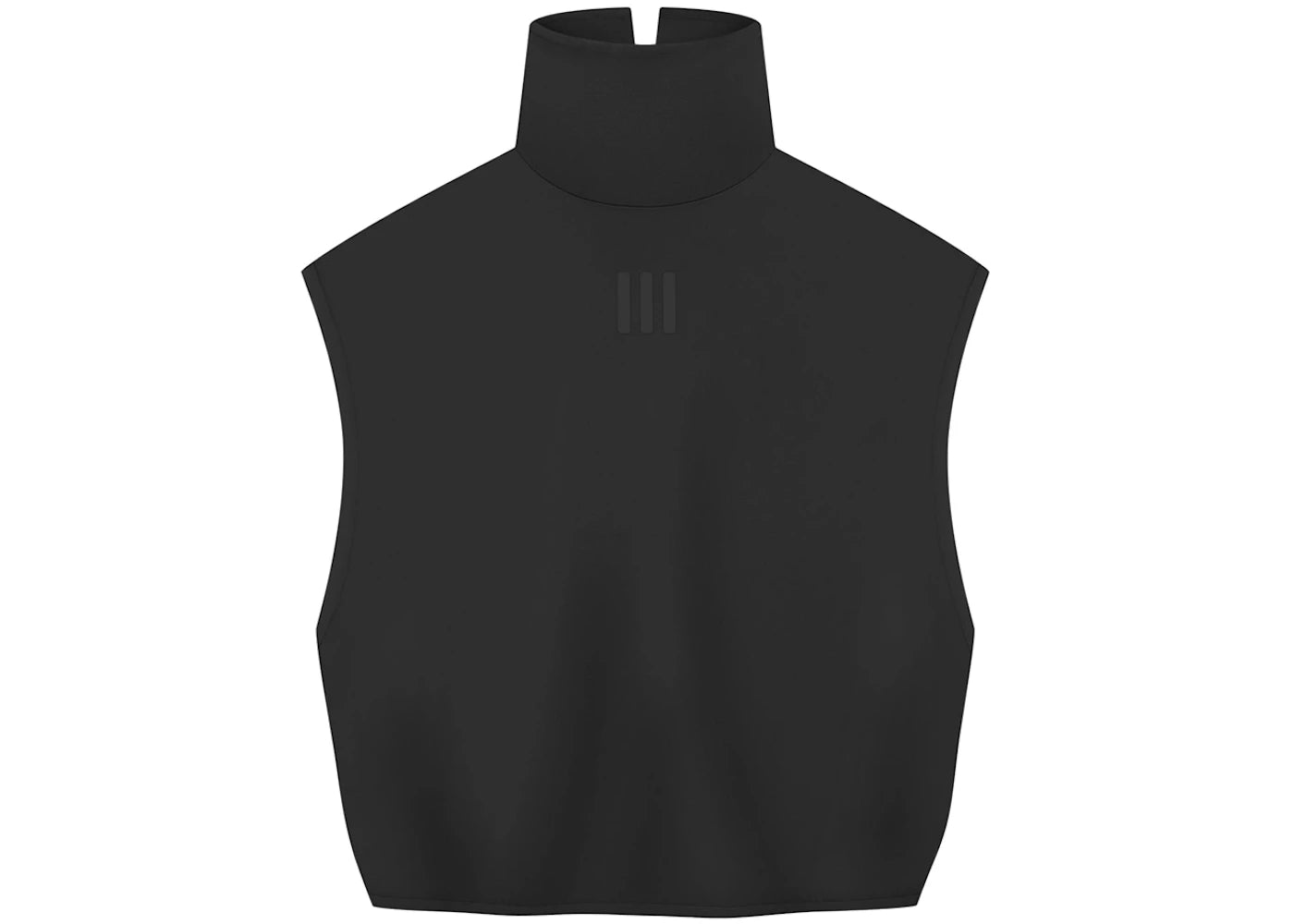 Fear of God Athetics Womens Suede Fleece Mock Neck Black