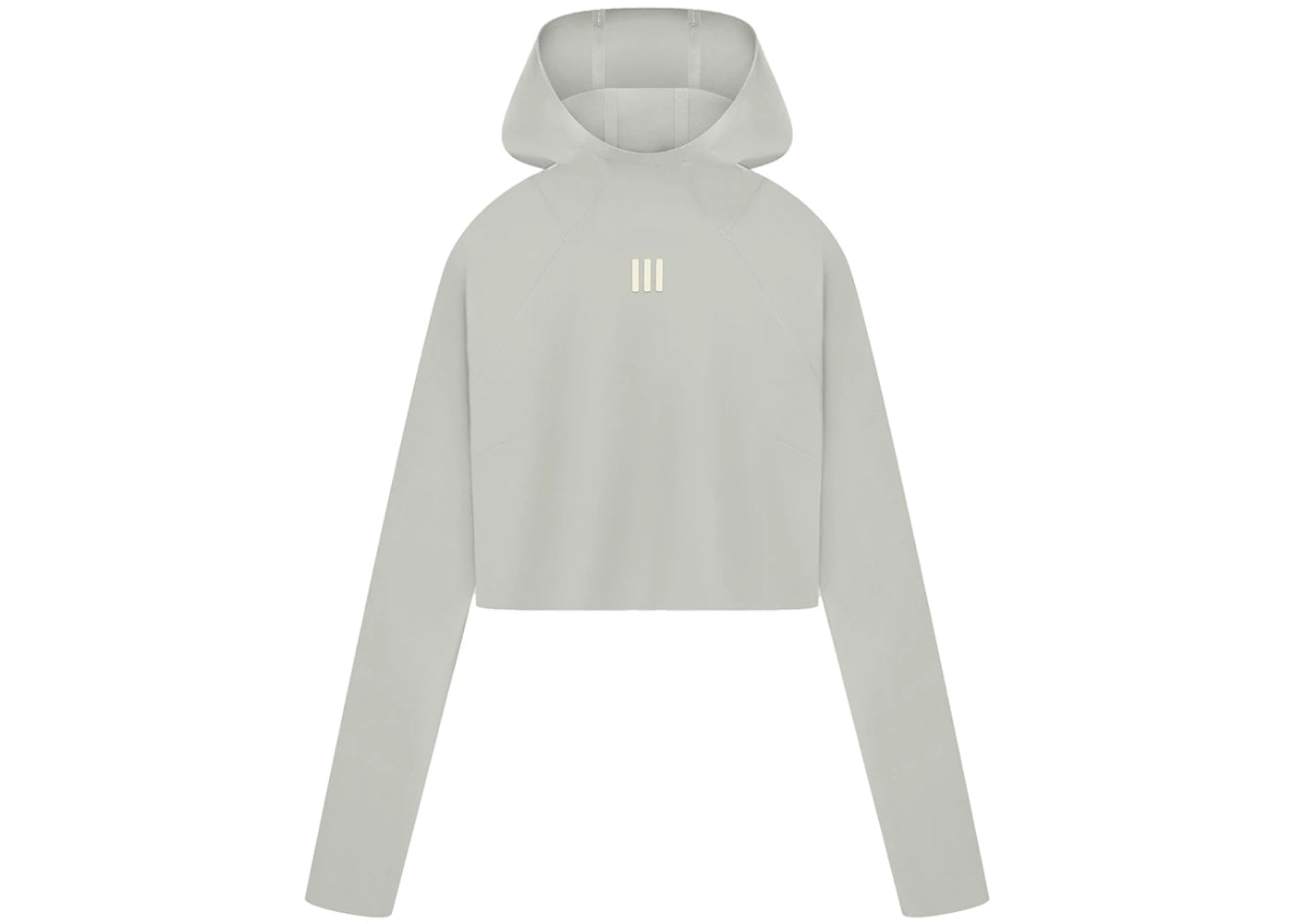 Fear of God Athletics Womens Base Layer Crop Hoodie Sesame