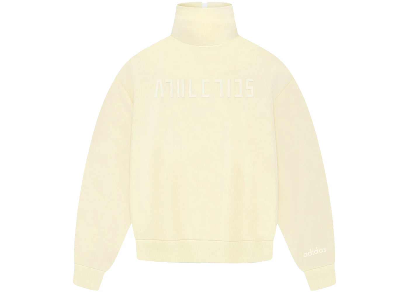 Fear of God Athletics Womens Tricot Mock Neck Pale Yellow