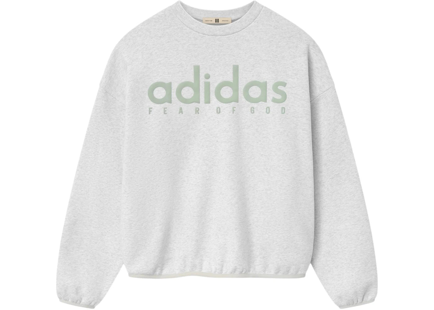 Fear of God Athletics Cotton Fleece Crewneck Light Heather