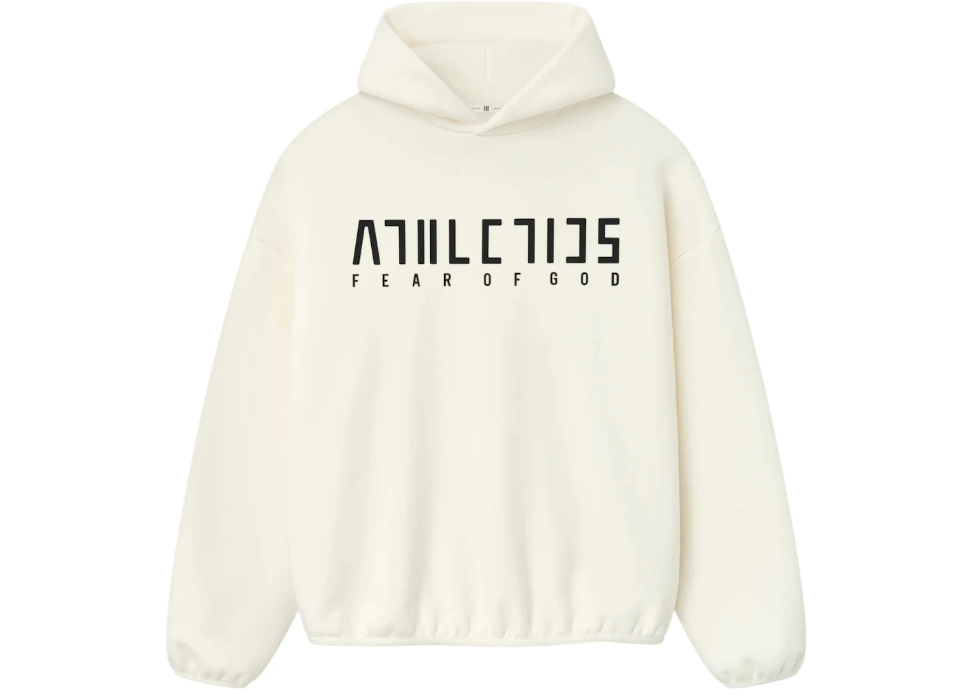 Fear of God Athletics Cotton Fleece Hoodie Cream White