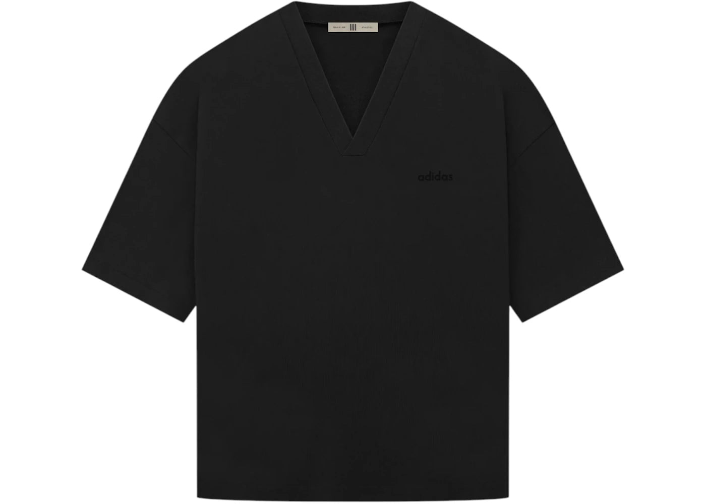 Fear of God Athletics Heavy Jersey V-Neck Tee Black/Black