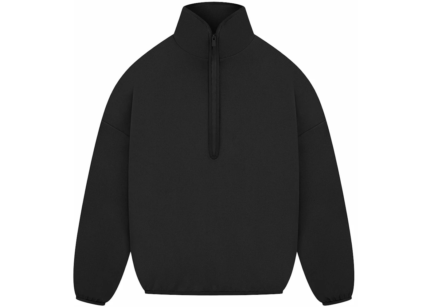 Fear of God Athletics Suede Fleece 1/2 Zip Black