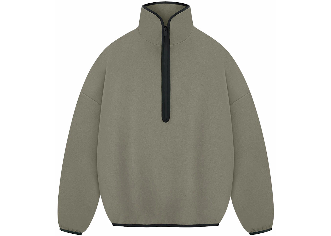 Fear of God Athletics Suede Fleece 1/2 Zip Clay