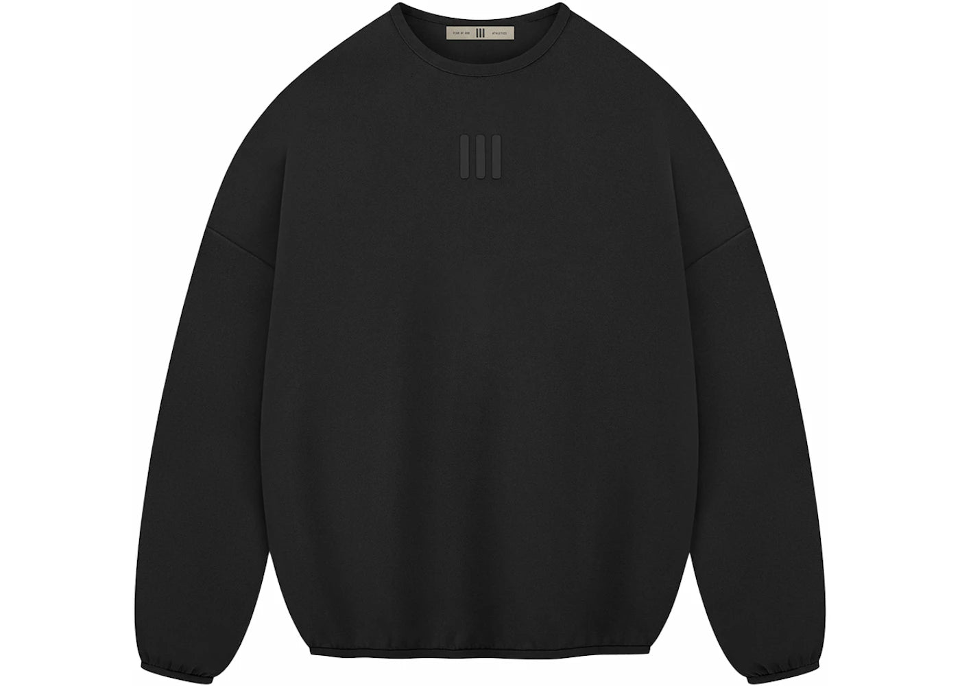 Fear of God Athletics Suede Fleece Crewneck Black