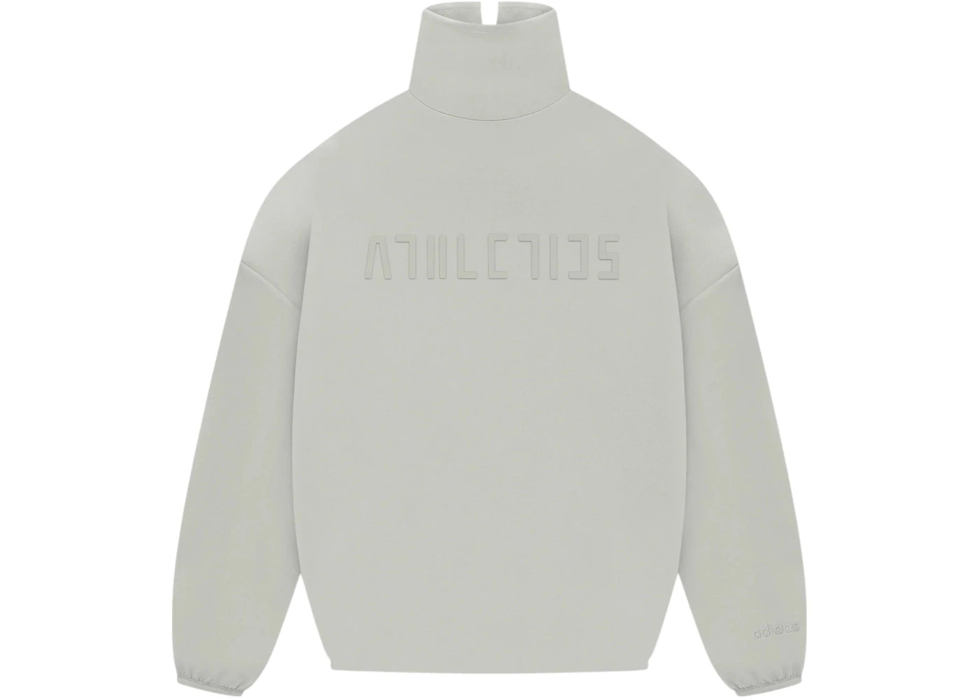 Fear of God Athletics Women's Suede Fleece Mock Neck Sesame