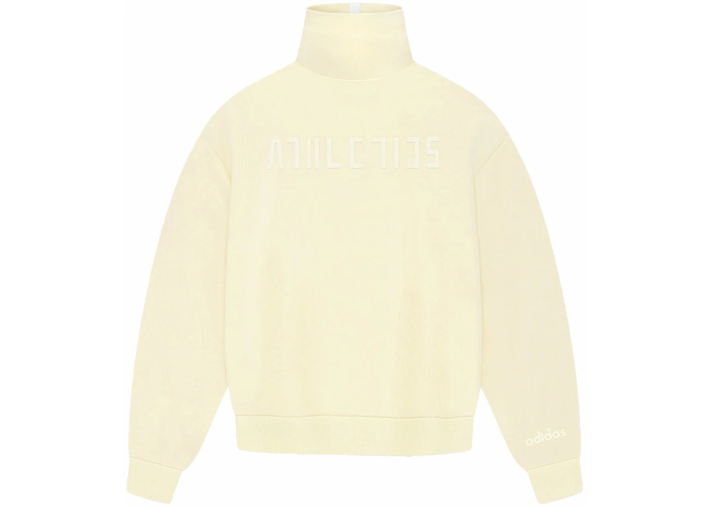 Fear of God Athletics Women's Tricot Mock Neck Pale Yellow