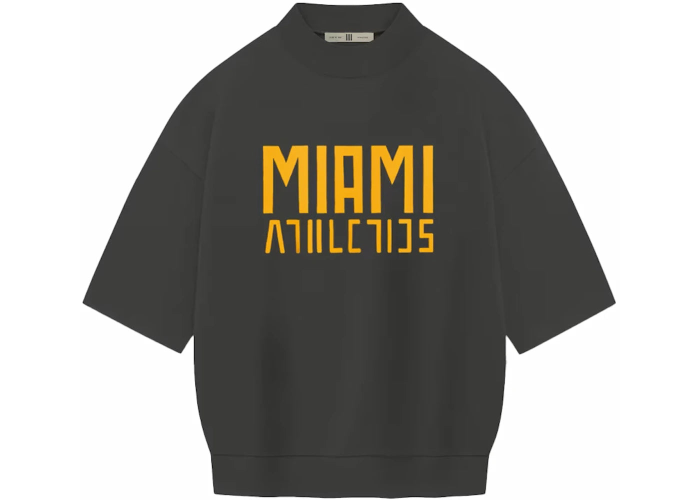 Fear of God Athletics x University of Miami Hurricanes T-shirt Grey