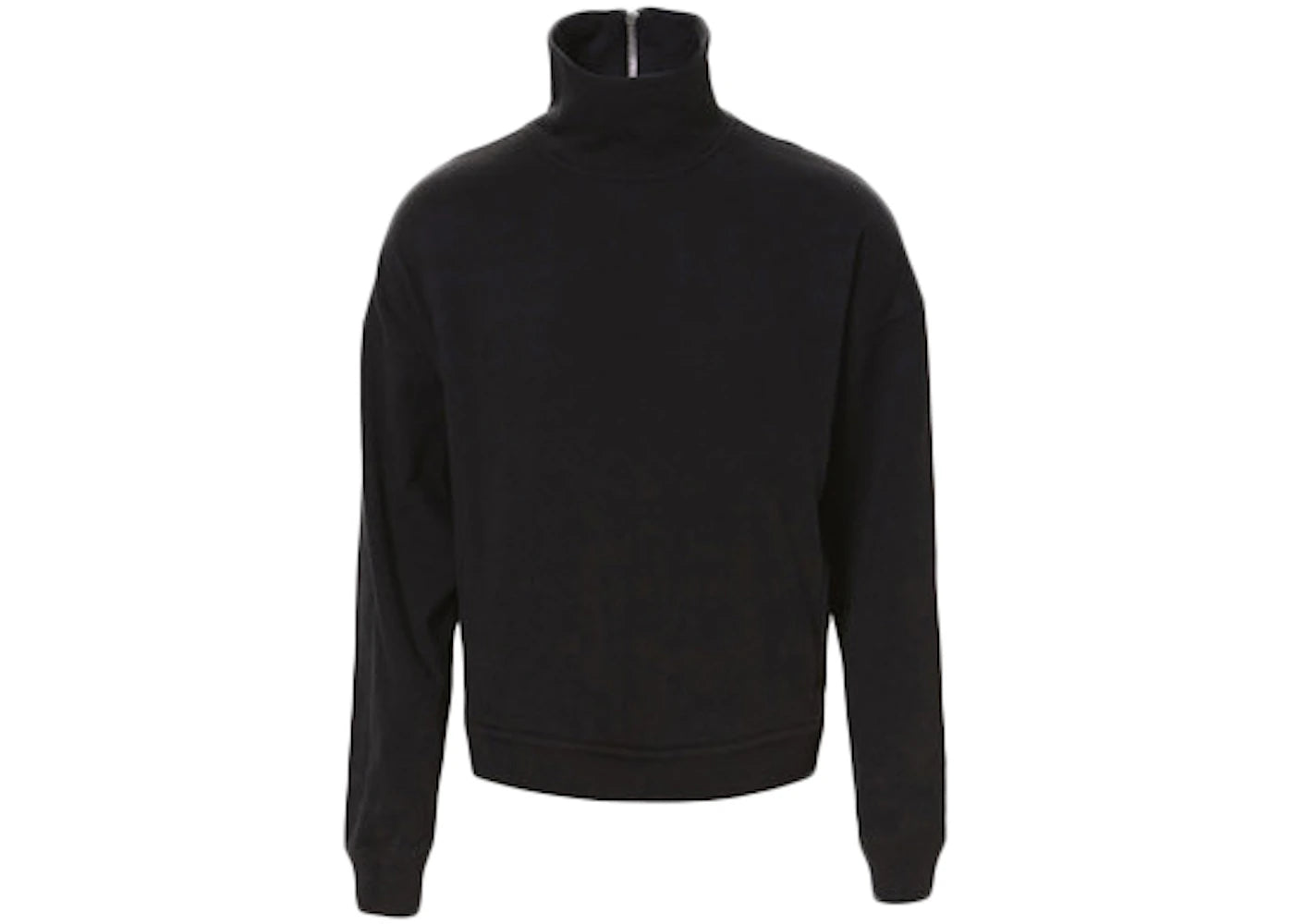 Fear of God Back Zip Mockneck Sweatshirt Black