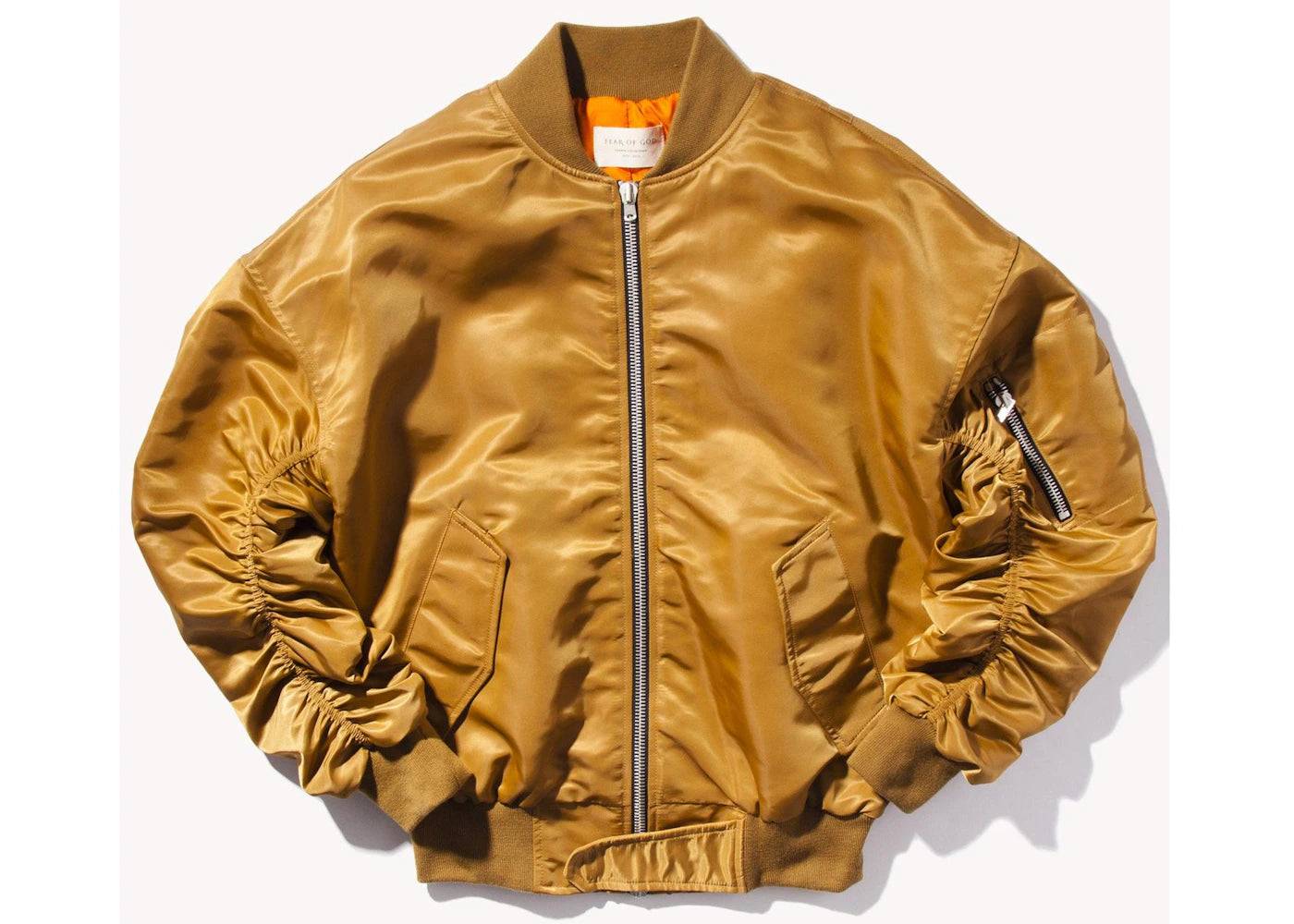 Fear of God Bomber Jacket Gold