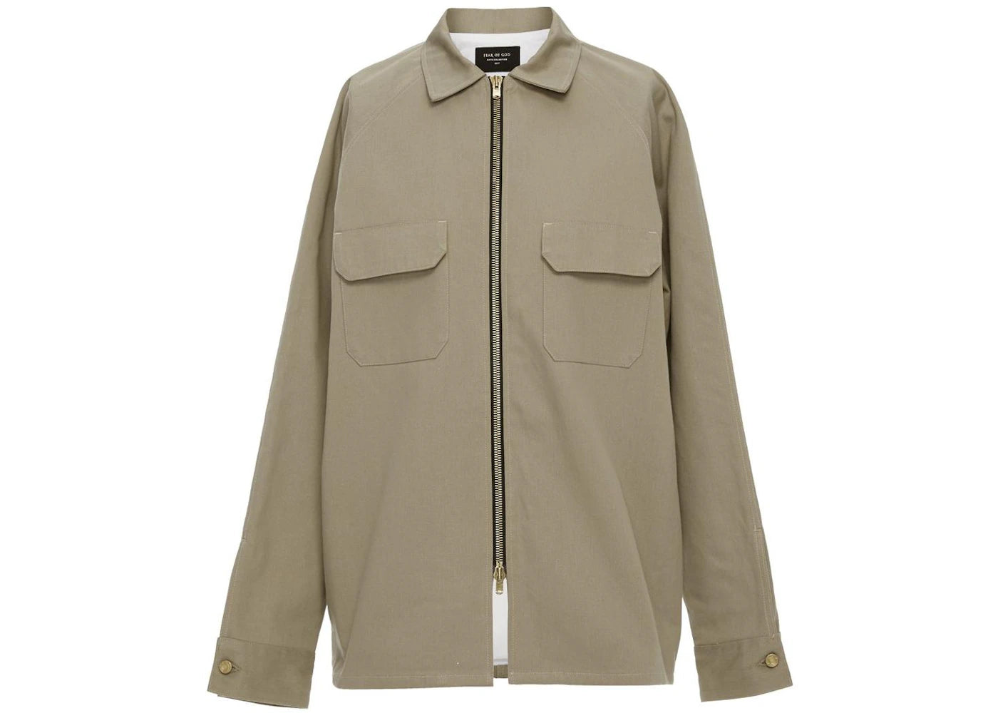 Fear of God Chino Workshirt Shirt Khaki