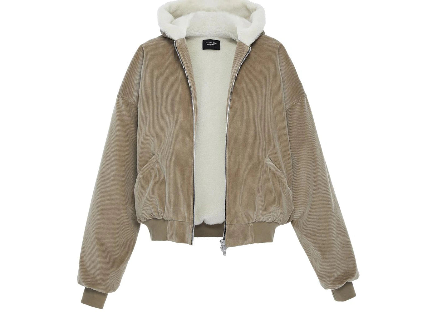 Fear of God Corduroy Alpaca Hoodie Tan