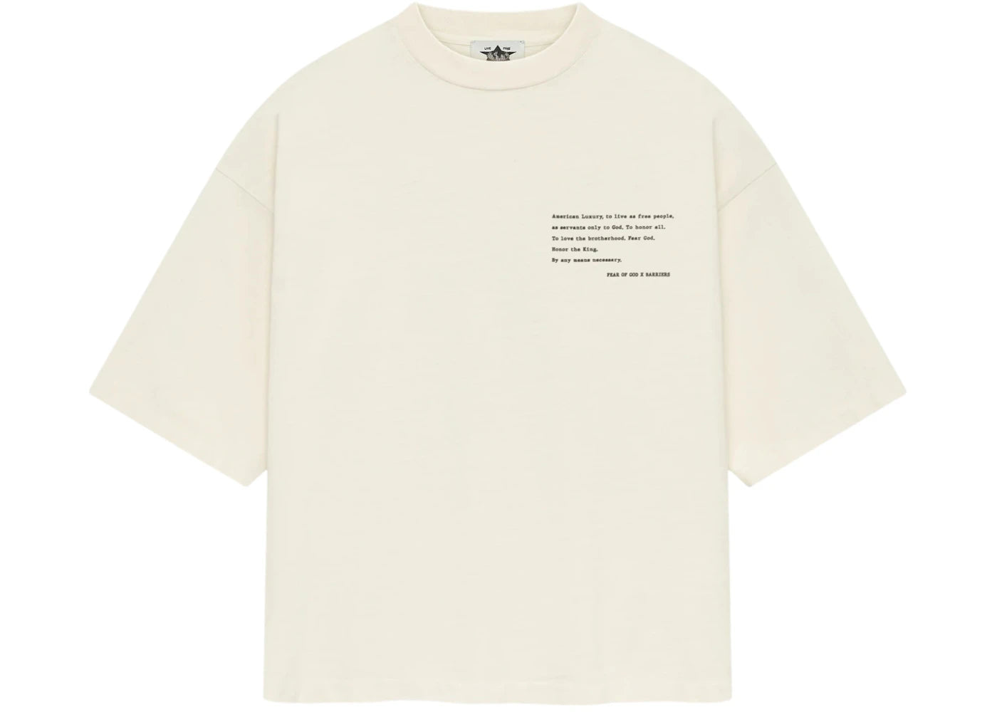 Fear of God Cream American Luxury S/S Tee Cream