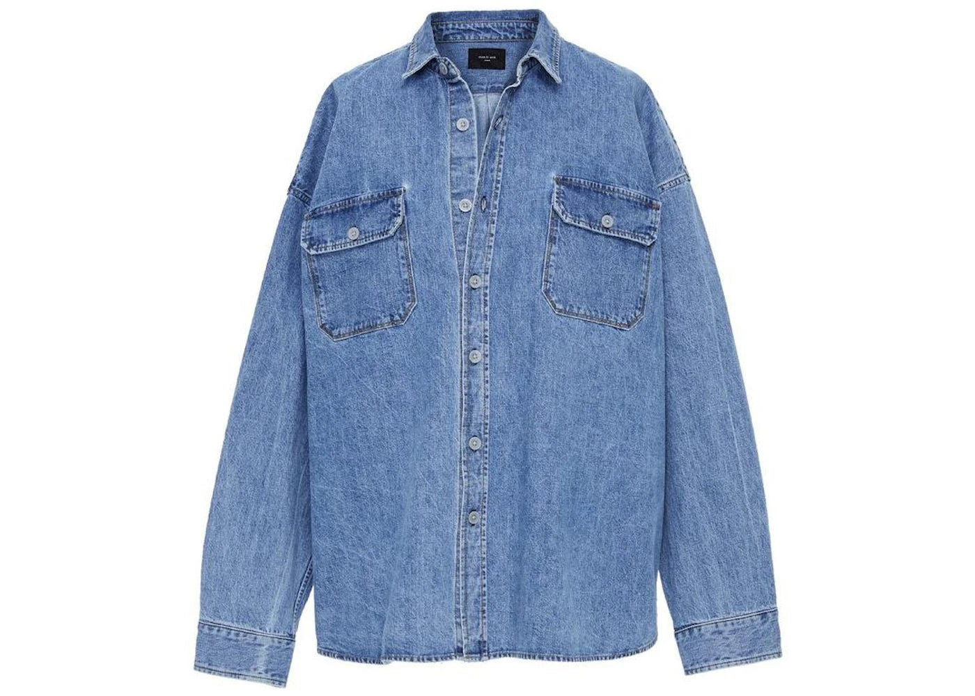 Fear of God Denim Oversized Shirt Indigo