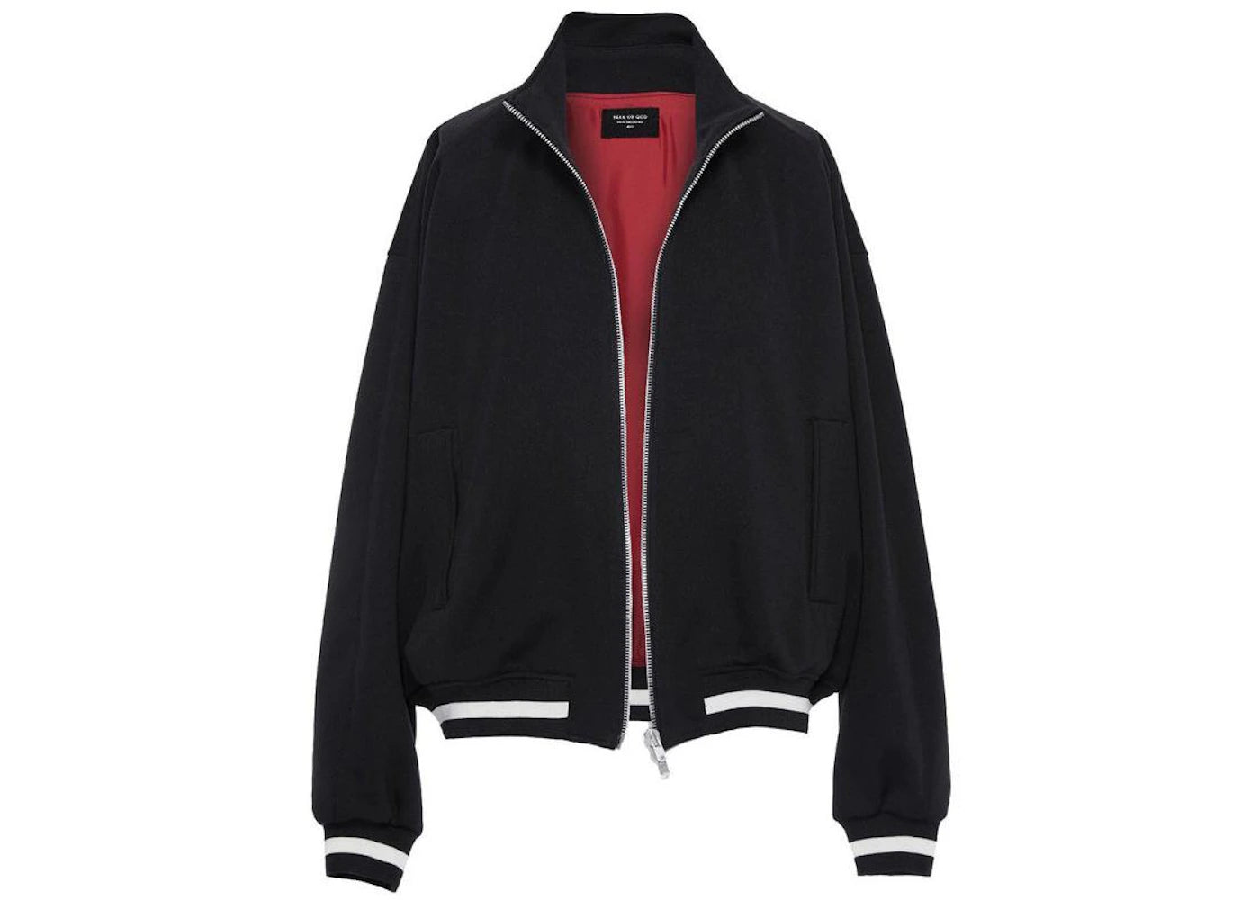 Fear of God Double Knit Track Jacket Black