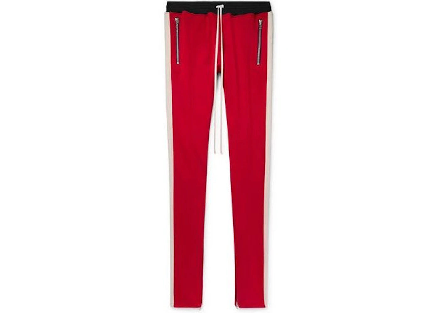 Fear of God Drawstring Stripe Track Pants Red/Cream Stripe