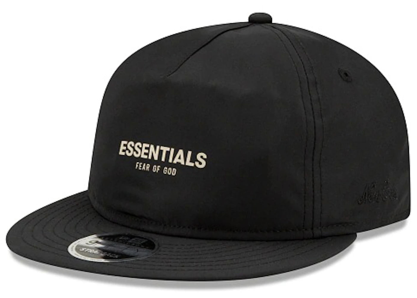 Fear of God Essentials New Era 9Fifty Retro Crown A-Frame Hat Black