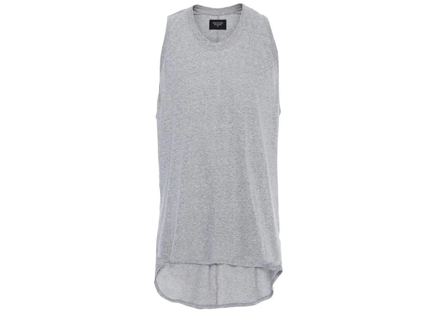 Fear of God Essential Tri-Blend Tank Top Grey