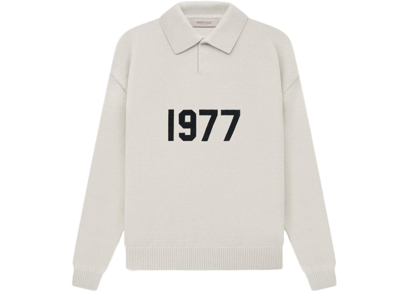 Fear of God Essentials 1977 Knit L/S Polo Wheat