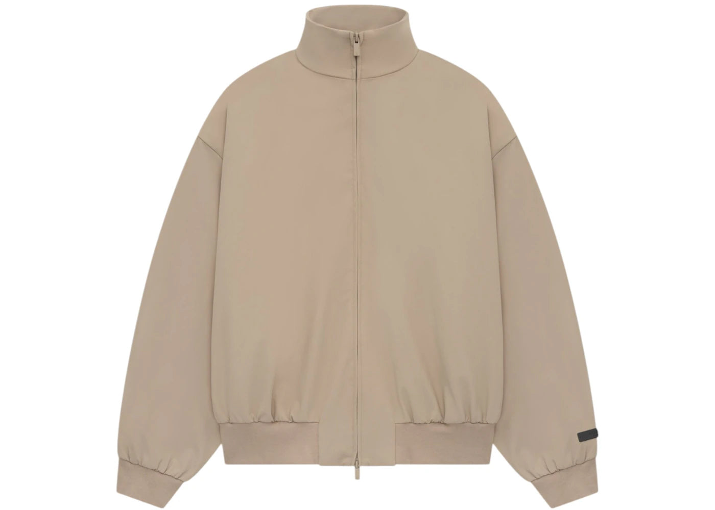 Fear of God Essentials Bonded Nylon Bomber Jacket Desert Sand